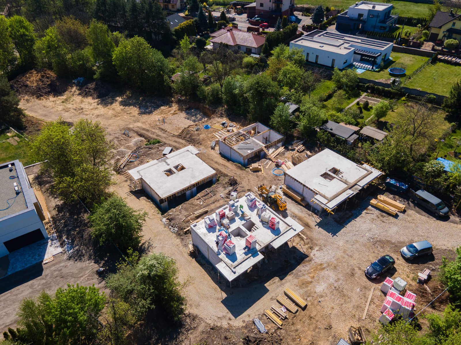 Grabek Park maj 2026 - segmenty z ukończonym parterem