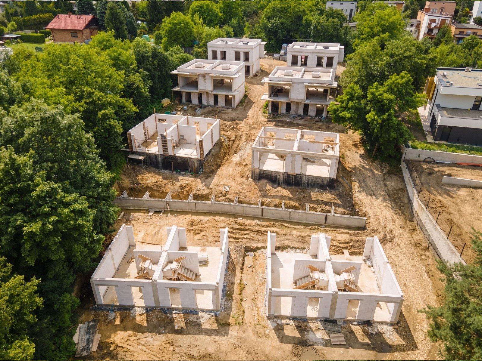 Grabek Park lipiec 2026 - postęp prac na kolejnych segmentach