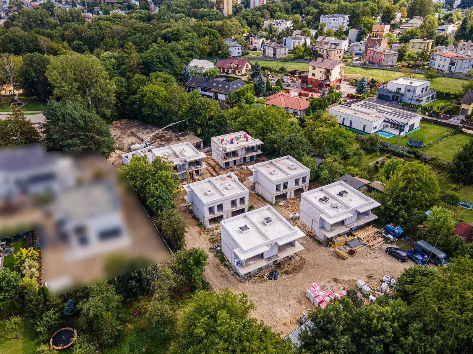 Grabek Park wrzesień 2026 - betonowanie fundamentów kolejnego segmentu